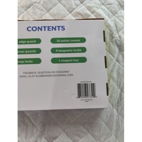 All-in-One Eco-Baby Baby Proofing Kit Safety Set 36 Pieces 2021 NIB Easy Install - Picture 5 of 16